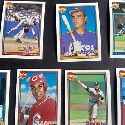 A Large variety of Baseball cards