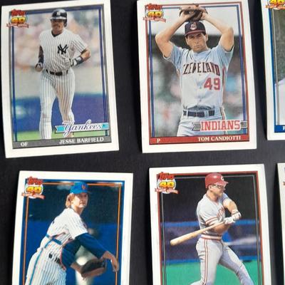 A Large variety of Baseball cards