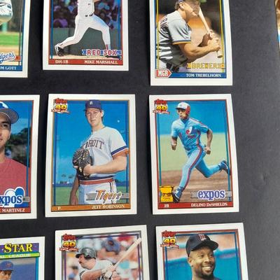 A Large variety of Baseball cards
