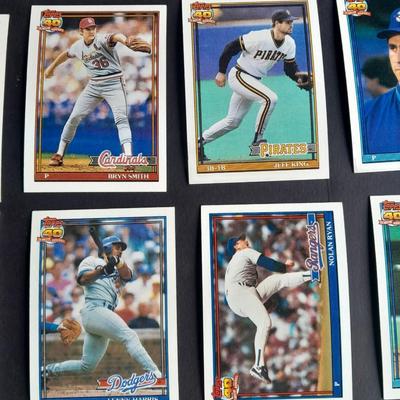 A Large variety of Baseball cards