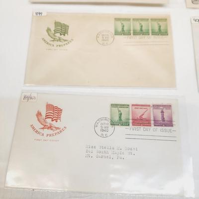 8 - 1940 & 1946 MIXED THEME 1ST DAY STAMPS