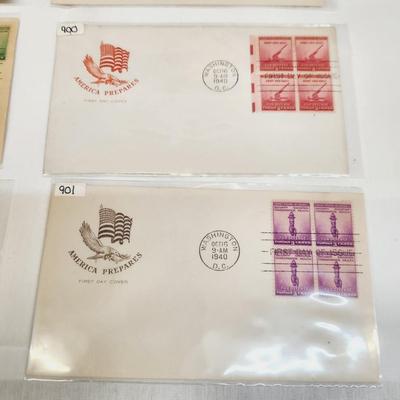8 - 1940 & 1946 MIXED THEME 1ST DAY STAMPS