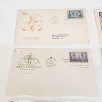 8 - 1940 & 1946 MIXED THEME 1ST DAY STAMPS