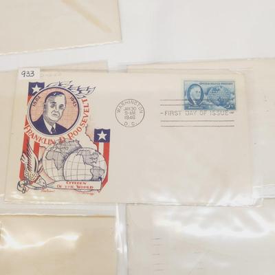 8 - 1940 & 1946 MIXED THEME 1ST DAY STAMPS