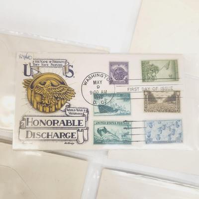 8 - 1946 MIXED THEME 1ST DAY STAMPS