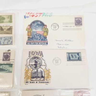 8 - 1946 MIXED THEME 1ST DAY STAMPS