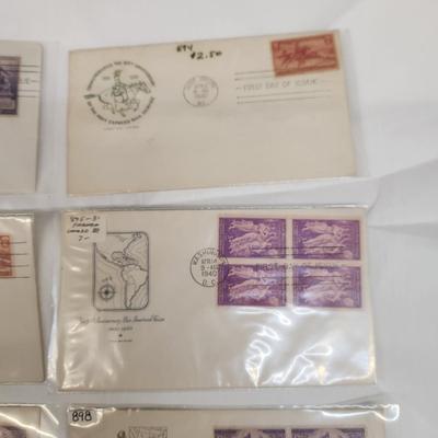 6 - 1940 MIXED THEME 1ST DAY STAMPS