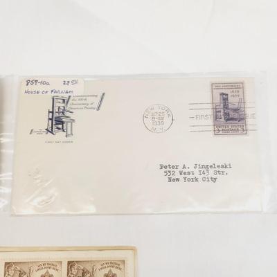1938 & 2 1939 MIXED THEM 1ST DAY STAMPS