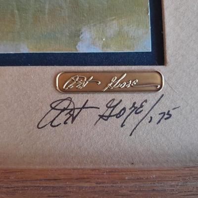 Two Framed and Signed pictures Mabry Mill and Barn thru the corn HAND SIGNED and NUMBERED!