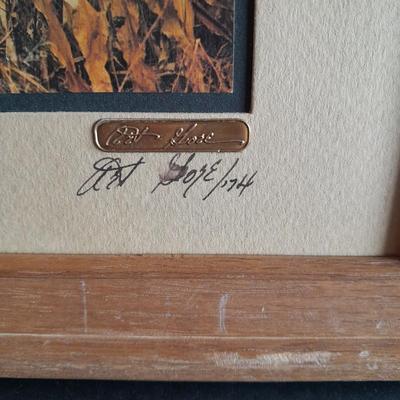 Two Framed and Signed pictures Mabry Mill and Barn thru the corn HAND SIGNED and NUMBERED!