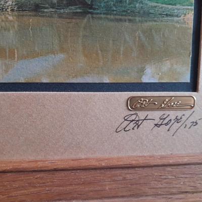 Two Framed and Signed pictures Mabry Mill and Barn thru the corn HAND SIGNED and NUMBERED!