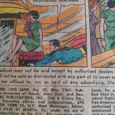 Vintage 60's Comic Books and Superman comic soft back book