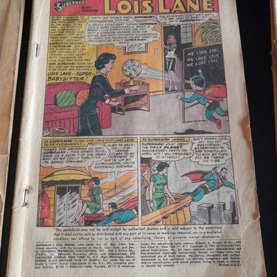 Vintage 60's Comic Books and Superman comic soft back book