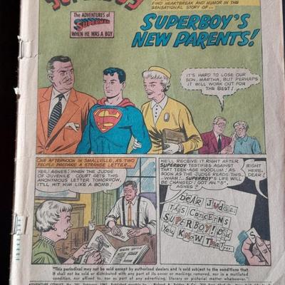 Vintage 60's Comic Books and Superman comic soft back book