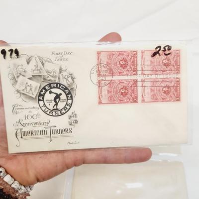 4/ 1943 & 3/ 1944 MIXED THEME 1ST DAY STAMPS