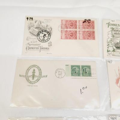 4/ 1943 & 3/ 1944 MIXED THEME 1ST DAY STAMPS