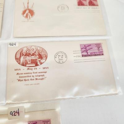 4/ 1943 & 3/ 1944 MIXED THEME 1ST DAY STAMPS