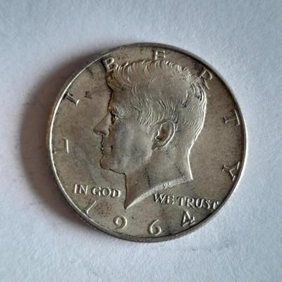 1964 John F.  Kennedy Liberty Half Dollar # 5