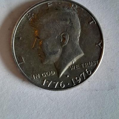 1776-1976  Kennedy Bicentennial Half Dollar # 1