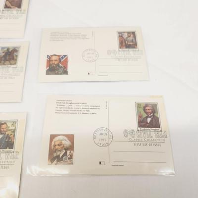 9 - 1995 - CIVIL WAR CLASSIC COLLECTION - 1ST DAY ISSUE POSTCARD COLLECTION