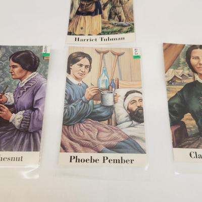 4 - 1995 - WOMEN OF THE CIVIL WAR - 1ST DAY OF ISSUE POSTCARDS