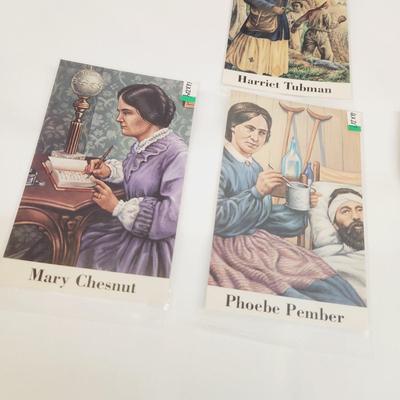 4 - 1995 - WOMEN OF THE CIVIL WAR - 1ST DAY OF ISSUE POSTCARDS