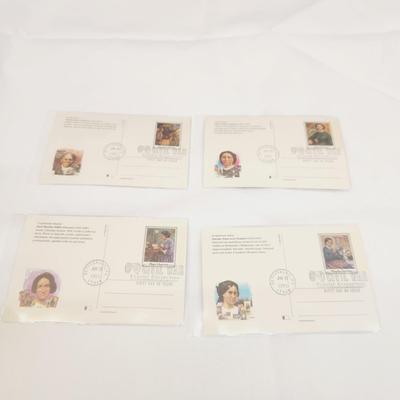 4 - 1995 - WOMEN OF THE CIVIL WAR - 1ST DAY OF ISSUE POSTCARDS