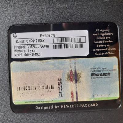 Working HP Pavilion Entertainment PC / Lapotop for use or repair