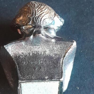 Small trinket and treasures, Ring boxes, Jefferson bust, and girl figure