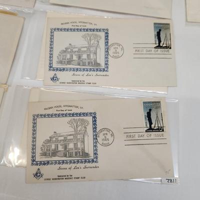 11 - 1965 - CIVIL WAR CENTENNIAL 1ST DAY STAMPS