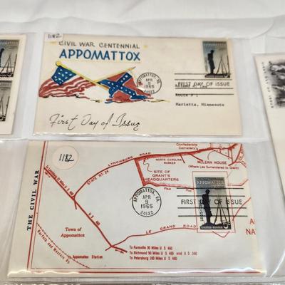 11 - 1965 - CIVIL WAR CENTENNIAL 1ST DAY STAMPS
