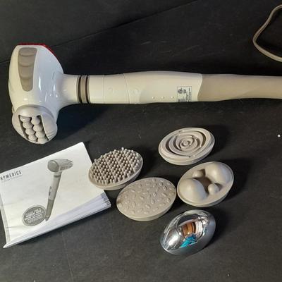 Hometics Dual Max Handheld Massager with Heat, in Original Box.