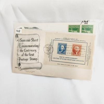 10 - 1947 MIXED THEME 1ST DAY STAMPS