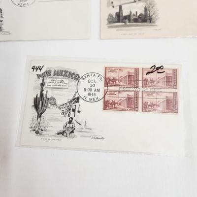 5 - 1946 MIXED THEME 1ST DAY STAMPS