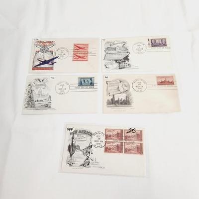5 - 1946 MIXED THEME 1ST DAY STAMPS