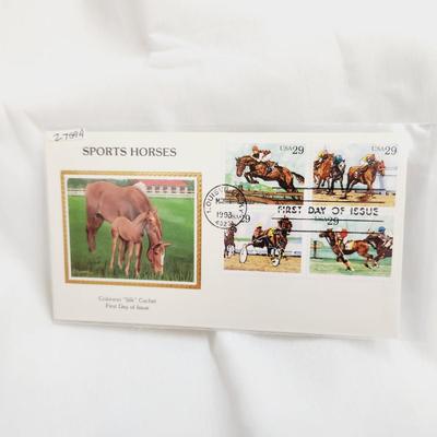 5 - 1993 SPORTS HORSES - 1ST DAY STAMPS