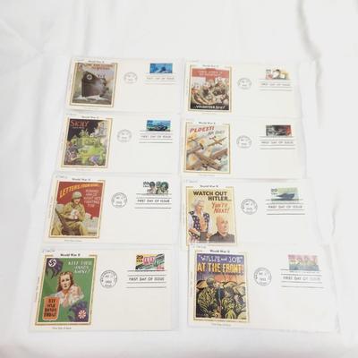 8 - 1993 WORLD WAR II - 1ST DAY STAMPS