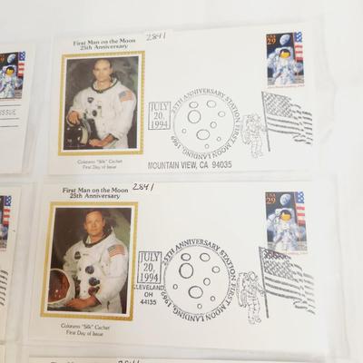 8 - 1994 FIRST MAN ON THE MOON 25TH ANNIVERSARY 1ST ISSUE STAMPS