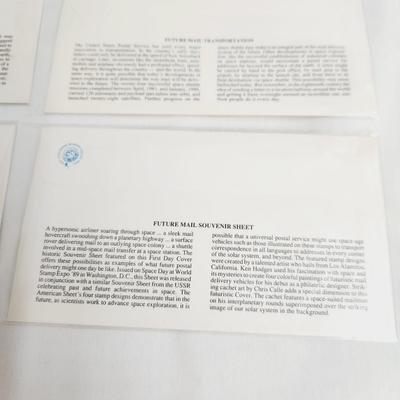 6 - 1989 FUTURE MAIL TRANSPORTATION (SPACE)