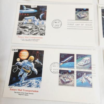 6 - 1989 FUTURE MAIL TRANSPORTATION (SPACE)