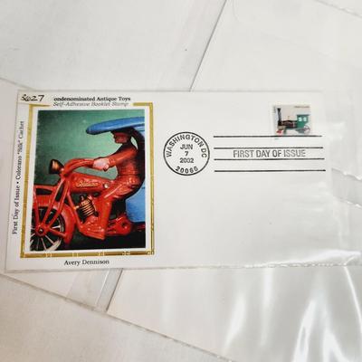 4 - 2002 .37 ANTIQUE TOYS 1ST DAY STAMPS