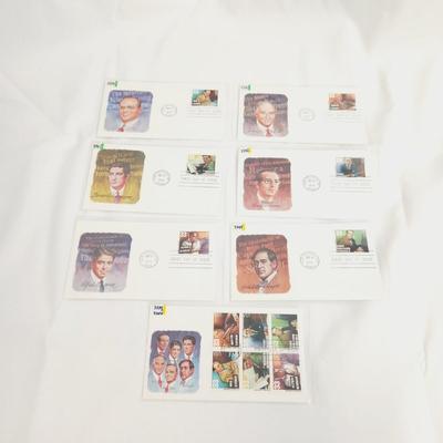 7 - 1999 HOLLYWOOD COMPOSERS - 1ST DAY ISSUE STAMPS