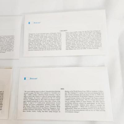 5 - 2000 STAMPIN THE FUTURE SAUL MANDEL - 1ST ISSUE STAMPS