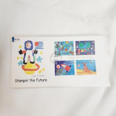 5 - 2000 STAMPIN THE FUTURE SAUL MANDEL - 1ST ISSUE STAMPS