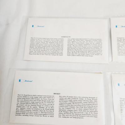 5 - 2000 STAMPIN THE FUTURE SAUL MANDEL - 1ST ISSUE STAMPS
