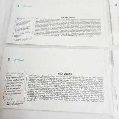 8 - MASTERS OF AMERICAN PHOTOGRAPHY #1 - 1ST DAY STAMPS