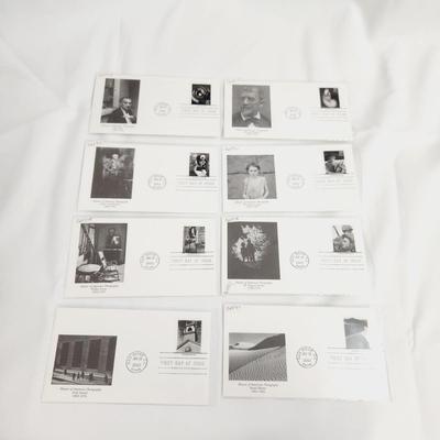 8 - MASTERS OF AMERICAN PHOTOGRAPHY #1 - 1ST DAY STAMPS