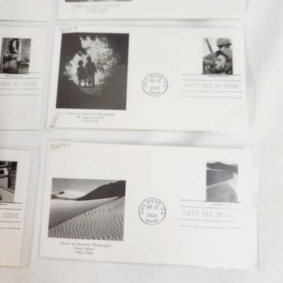 8 - MASTERS OF AMERICAN PHOTOGRAPHY #1 - 1ST DAY STAMPS