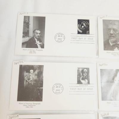 8 - MASTERS OF AMERICAN PHOTOGRAPHY #1 - 1ST DAY STAMPS