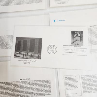 8 - MASTERS OF AMERICAN PHOTOGRAPHY #1 - 1ST DAY STAMPS